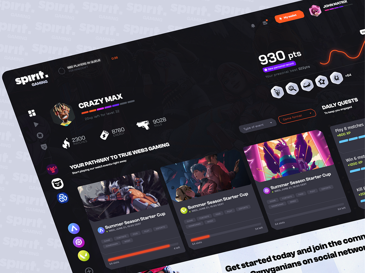 Esports Performance Dashboard
